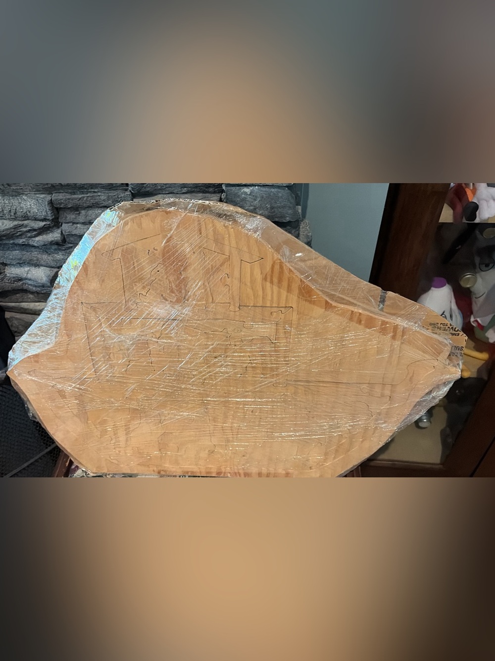 Handmade Wooden Noah's Ark Puzzle